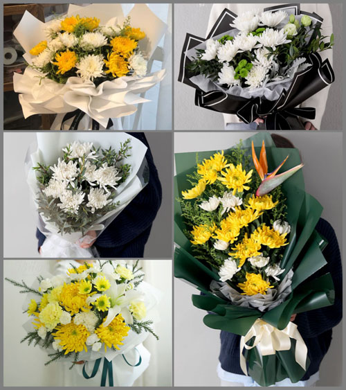 贵州遵义凤冈县何坝镇白事花束代送